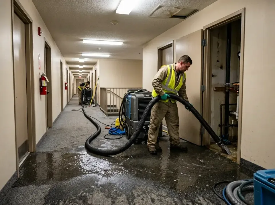 multi-unit-apartment-hallway-f-005 — frequently asked questions, Emergency Burst Pipe Water Extraction & Removal in Livonia,…